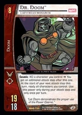 VS System: Dr. Doom, Latverian Monarch - Foil [Played] Marvel Heralds of Galactu