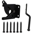  Heavy Duty Gate Lock Post Mount Automatic Gravity Lever Iron Bolt