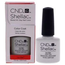 CND Shellac Soak Off Gel Polish Ice Bar- 7.3mL (.25 fl oz) Rare Color
