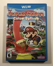 Paper Mario Color Splash (Nintendo Wii U, 2016) Ships FAST!