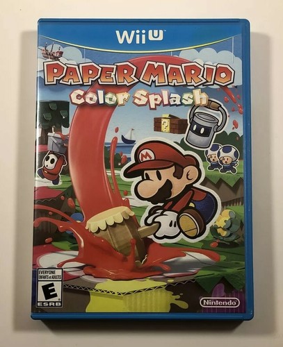 Paper Mario Color Splash (Nintendo Wii U, 2016) Schneller Versand!