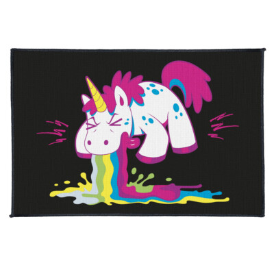 Fußmatte Party Hard Einhorn unicorn pink rosa fun geschenk männer frauen single