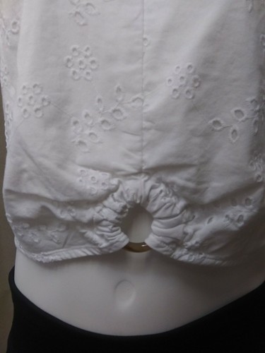 Justice shirt Girls size 6 new with tags short sleeve white linen - Picture 2 of 8