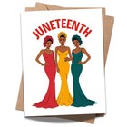 Juneteenth Greeting Card for Women – Celebrate Freedom & Strength