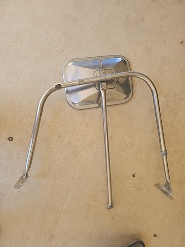 Stainless Truck Mirrors Door Towing Chevrolet Ford Dodge Chevy Vintage  - Picture 4 of 23