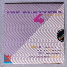 The Platters ‎– 4 Golden Hits Vinyl 7" Single 45 RPM Funk Soul Rhythm & Blues