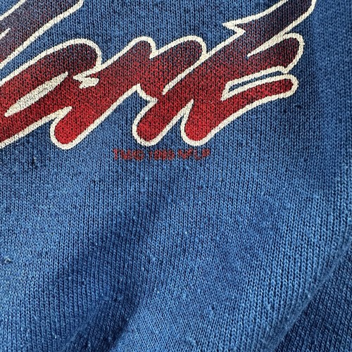 Vintage 90s New York Giants Cliff Engle Big Logo Spell Out Sweatshirt Men XL - Picture 3 of 6