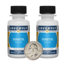 Sorbitol / 2 Ounces / 2 Bottles / 99+% Pure USP Food Grade / Fine Powder / USA