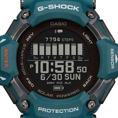 CASIO G-SHOCK GBD-H2000-2JR G-SQUAD Bluetooth GPS Radio CASIO G-SHOCK GBD-H2000-2JR G-SQUAD Bluetooth GPS Radio