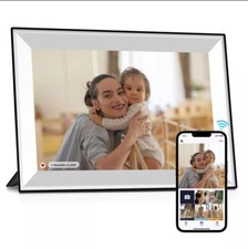 Yunpkture 10.1" Digital Picture Frame 32GB Smart WiFi Photo Frame1280  800 H...