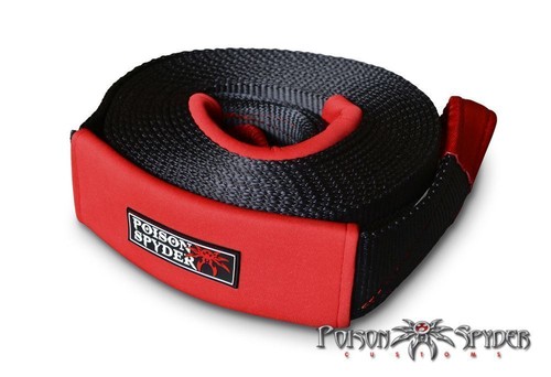 Poison Spyder 3" x 30ft Recovery Strap w/ Logo Universal For all Jeep 57-63-515 - Picture 1 of 4