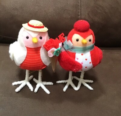 Target 2023 Spritz 2 Valentine's Day Birds Feathery Friends 'JET' &  AERIAL 