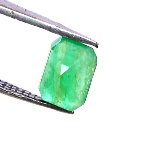 6.50x5 mm Certified Natural Emerald Octagon Cut 0.82 Cts Untreated Loose Gems - Picture 5 of 6