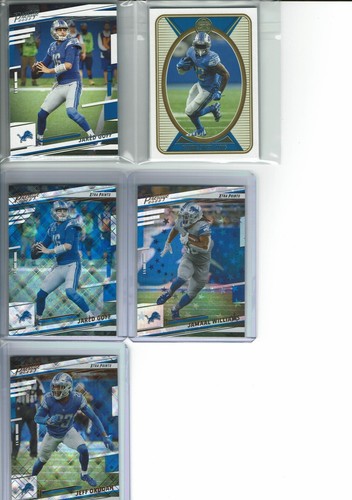 2022 Legacy Football Detroit Lions Team Set (5) Base Cards +++Prestige++++ - Picture 1 of 3