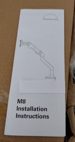 2 X Humanscale M8 Dual Monitor Arm with all the bits - C - Bracket NEW/BOXED - Picture 7 of 13