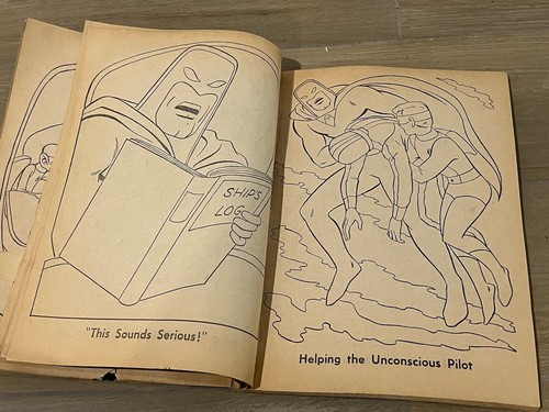 VINTAGE SPACE GHOST SELTENES HANNA BARBERA MALBUCH WHITMAN GEBRAUCHT GUT 1967 - Bild 7 von 15