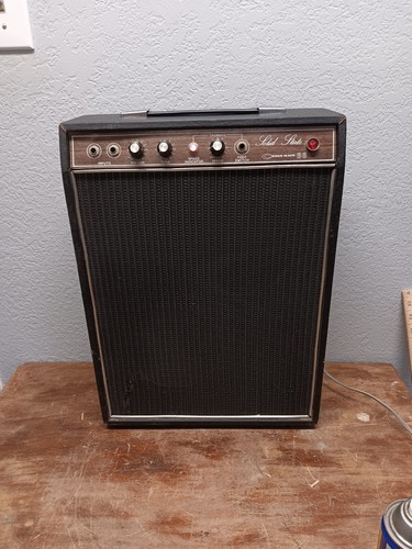Vintage Teisco Solid State Check Mate 66 Amp Amplifier Guitar UNTESTED POWERS ON