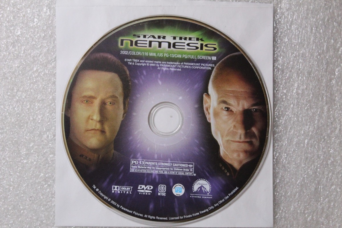 Star Trek: Nemesis (DVD, 2003, Full Frame) 97360566949| eBay