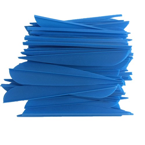 100PK 4 pollici TPU frecce palette arco composto alluminio frecce fletches - Foto 13 di 14
