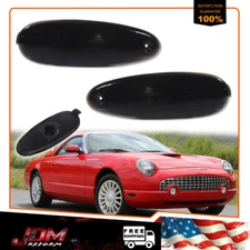 For 1996-1999 Ford Taurus Mercury Sable Smoked Lens Front Side Marker Lights 2X