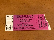 1978 NIT 1st Round Basketball Ticket Fairfield Stags v Dayton Flyers Jim Paxson