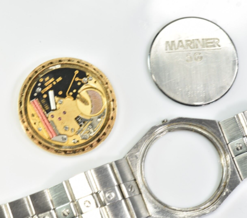 Concord Mariner for Parts Stainless Steel Diamond Bezel is 14k gold - Picture 9 of 15