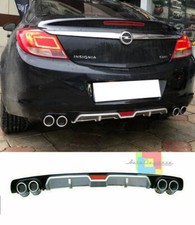 OPEL INSIGNIA A 08-17 Heckdiffusor Unter Stoßstange Vier Endrohre ABS