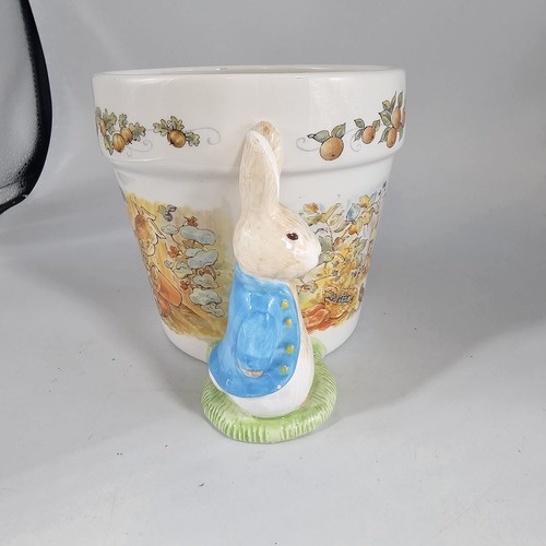 Beatrix Potter Peter Rabbit 1997 Teleflora Ostern Frühling Blumentopf Übertopf - Bild 6 von 10