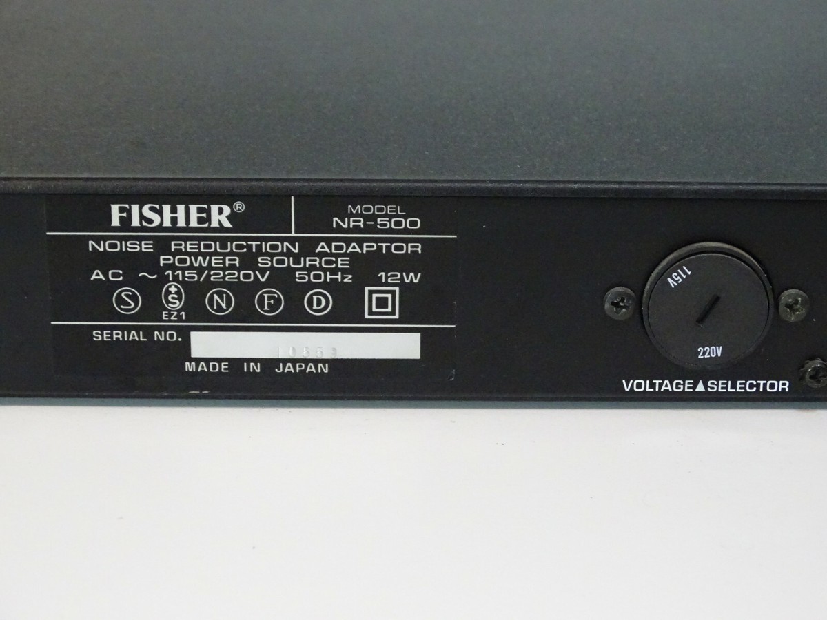 アンプ SONY NOISE REDUCTION PROCESSOR NR-500 FISHER NR-500 NOISE REDUCTION ADAPTOR SERVICED EXCELLENT