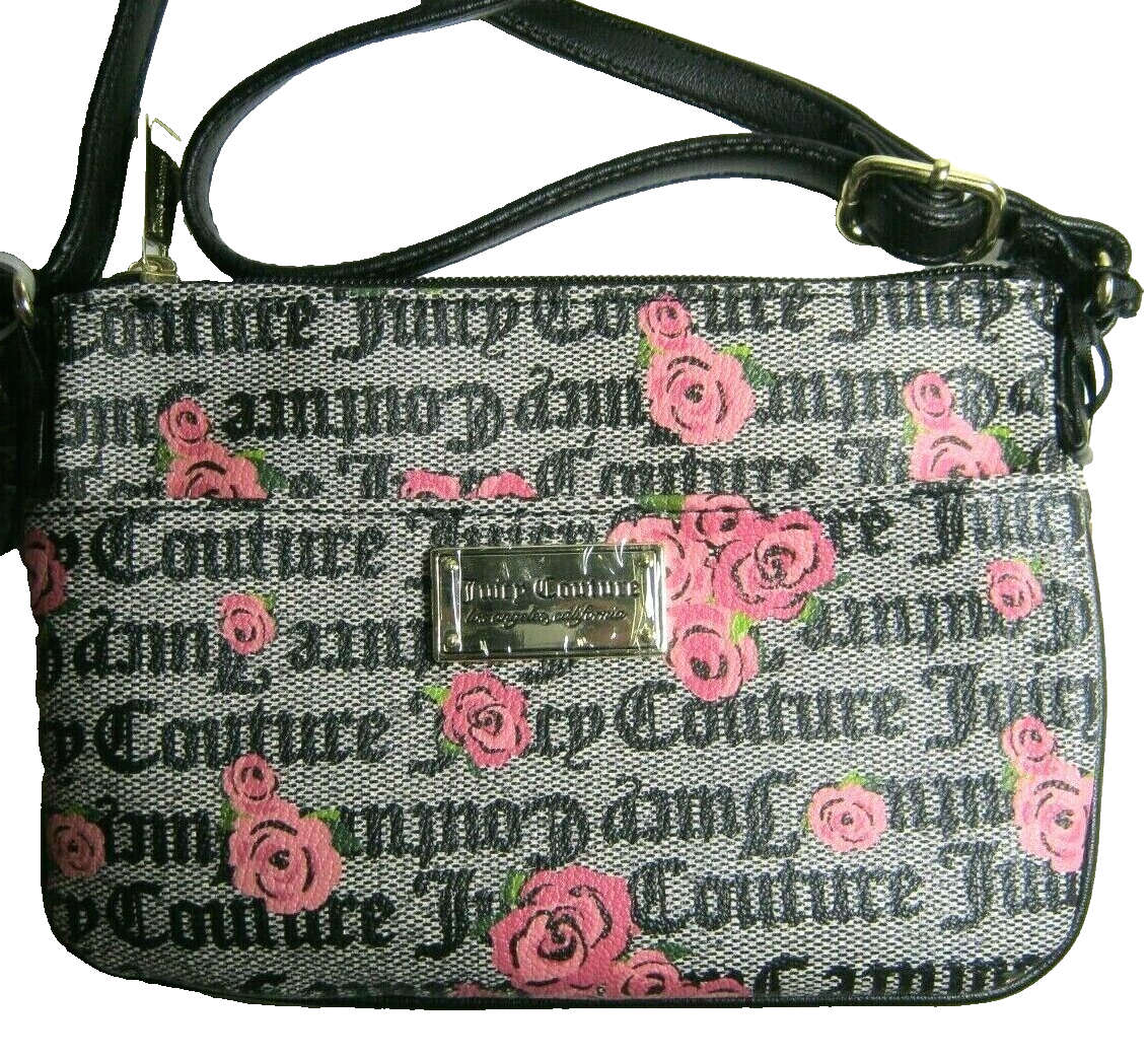 Juicy Couture Womens Crossbody Bag Pull Out Pouch Set Pink