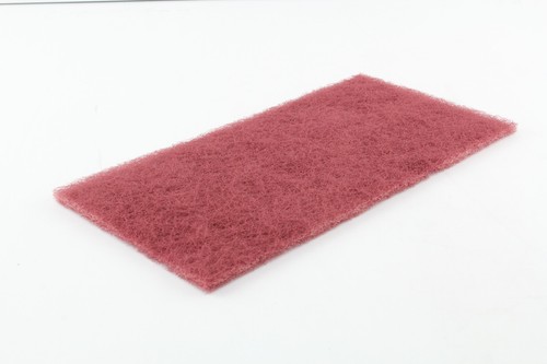 3M Scotch Brite Pads Maroon 114 x 228mm Very Fine Pack of 25 64659 - Picture 5 of 5