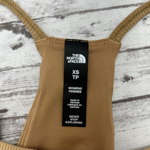 The North Face Women’s Guide Forward Rib Tanklette XS Retro Mocha Tank Cropped - Picture 3 of 7