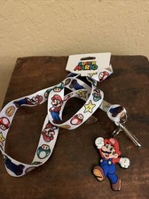 Super Mario Lanyard 2014 Bioworld Nintendo Super Mario World RARE HTF