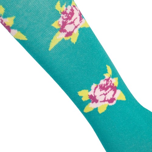 Calzini rosa alti Mysocks ginocchio, punta senza cuciture, cotone pettinato - Foto 20 di 43