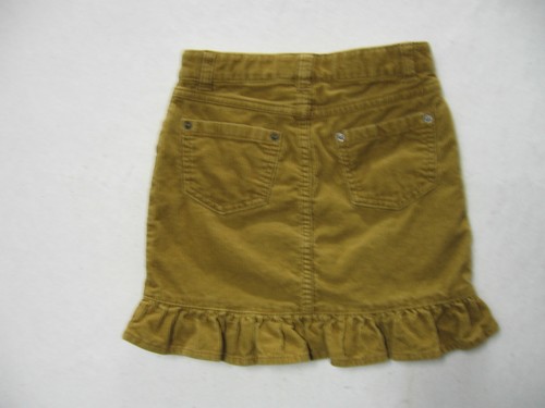 Lands' End Kids - Corduroy Skort - Dark Camel - Size 6X - EUC - Picture 2 of 2