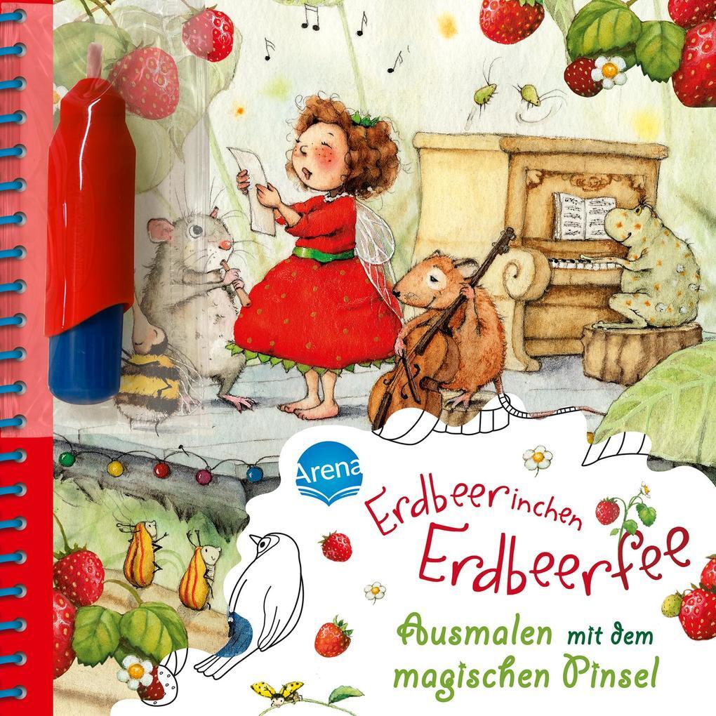 Ausmalen Mit Dem Magischen Pinsel. Erdbeerinchen Erdbeerfee | Alin