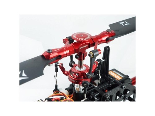 Precision CNC Aluminium Main Rotor Hub W/ Button (RED) - BLADE INFUSION 180 : MH - Picture 3 of 3