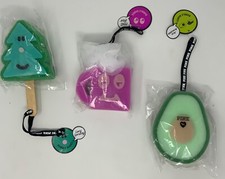 Lot of 3 Victoria's Secret PINK Loofa Sponge - Hot Bev, Avocado, Lucy Sprucey