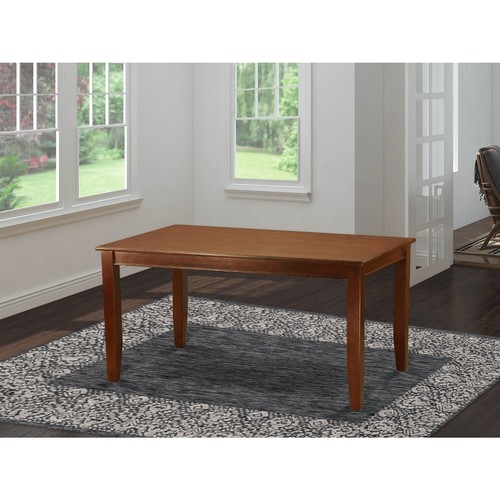 East West Furniture Dudley Rectangular Dining Table 36"x60" in Mahogany Finish