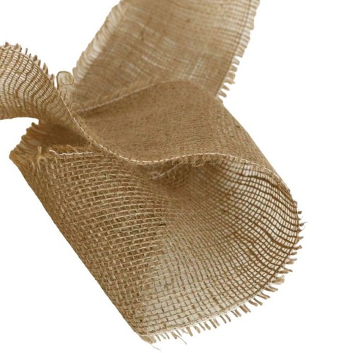 30m Juteband für Tischdeko Feier Sack-Leinen Jute Stoff Meterware Hochzeitsdeko - Bild 3 von 3