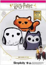 Simplicity Sewing Pattern 9036 Harry Potter Character Pillows UNCUT
