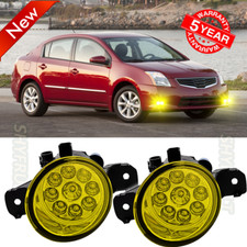 Pair Bumper LED Fogs Driving Lamps yellow For Nissan Sentra 1982-2025 H11 110W
