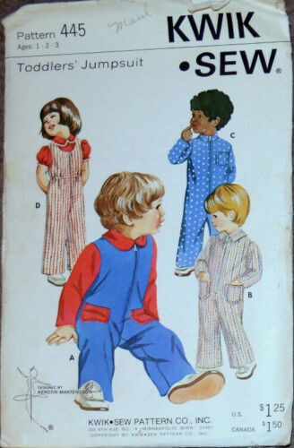 VTG Kwik-Sew Baby Toddler Children Sewing Patterns XS-S-M-L-XL Uncut You-Choose - Picture 5 of 20