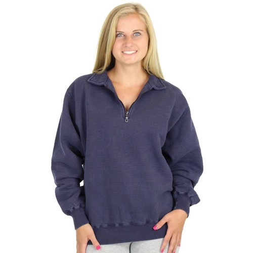 Sudadera polo para mujer 100 % pesada algodón con cremallera cuello - hecha en Canadá - CottonMill - Imagen 10 de 14