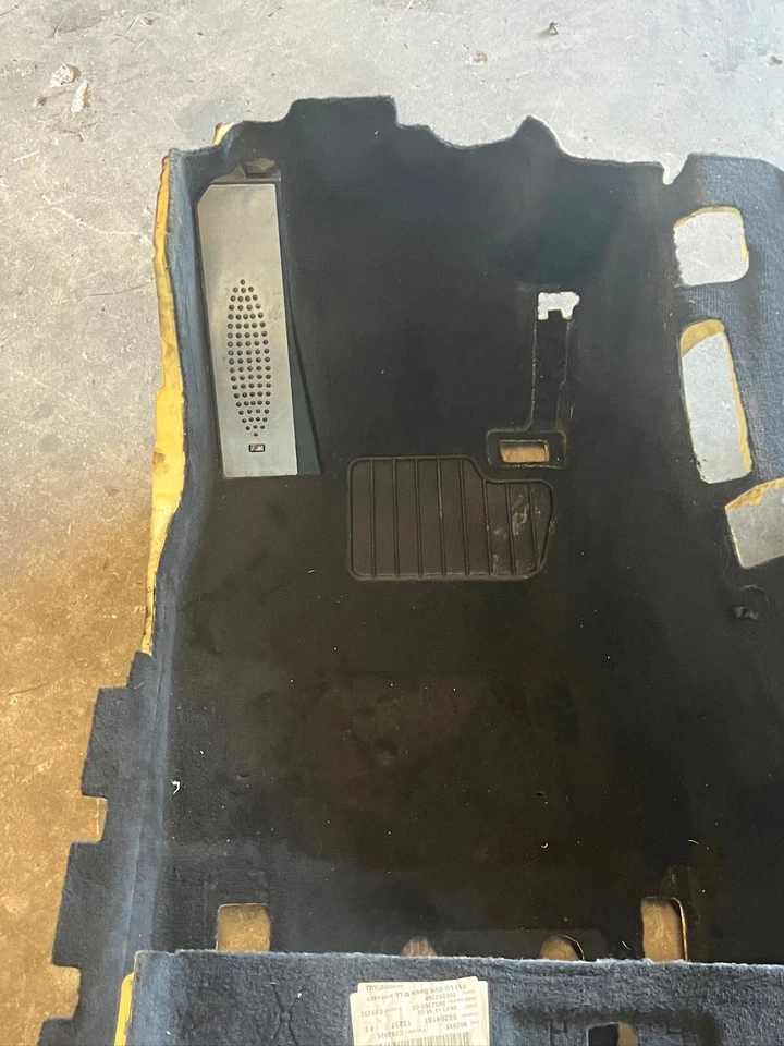 🚘 BMW M6 650 640 F13 2012-2016 CUPÉ M SPORT ALFOMBRA PISO INFERIOR DELANTERO TRASERO OEM Foto 2 de 4