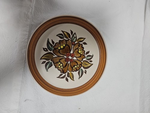 2 Denby Langley Oak Apple 6.5” Bread Butter Plates Made in England - Picture 3 of 7