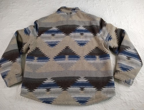 Chaqueta forrada Jachs New York Sherpa para hombre 2XL poli/lana suroeste navajo - Imagen 2 de 10