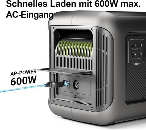 ALLPOWERS B1000 Zusatzbatterie 1152Wh für R1500 Solargenerator Camping - Bild 4 von 7
