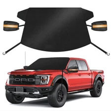 Car Windshield Cover For Ice and Snow with Side Mirror Cover Heavy For Ford