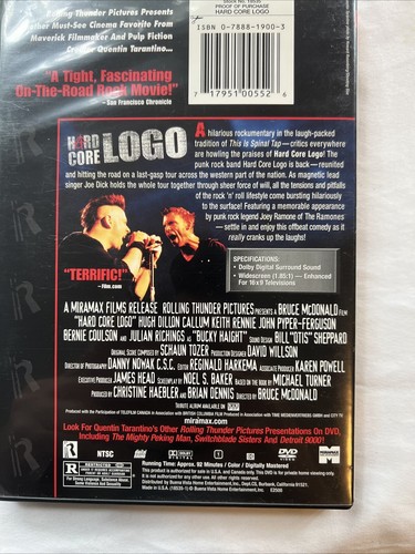 Hard Core Logo (DVD, 2001) - Autographed By Quentin Tarantino - Bild 3 von 4